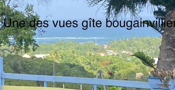 une des vues gite bougainvilli